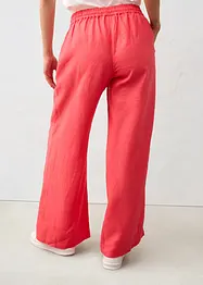 Pantaloni a palazzo in puro lino, bonprix