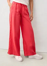 Pantaloni a palazzo in puro lino, bonprix