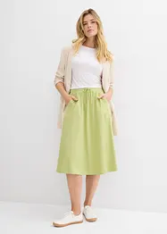 Gonna in jersey di misto cotone, bonprix