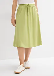 Gonna in jersey di misto cotone, bonprix
