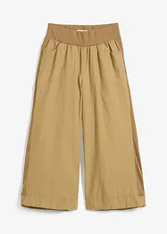 Pantaloni cropped in misto lino e cotone, bonprix