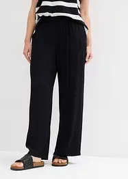 Pantaloni a palazzo in morbida viscosa, bonprix