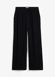 Pantaloni a palazzo in morbida viscosa, bonprix