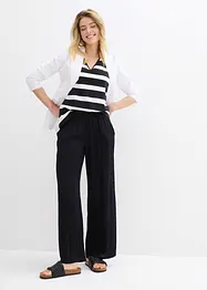 Pantaloni a palazzo in morbida viscosa, bonprix