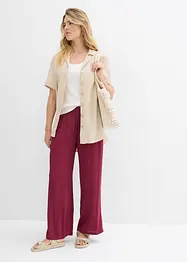 Pantaloni a palazzo in morbida viscosa, bonprix