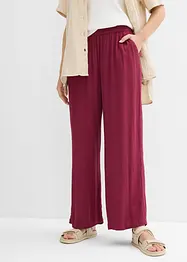 Pantaloni a palazzo in morbida viscosa, bonprix