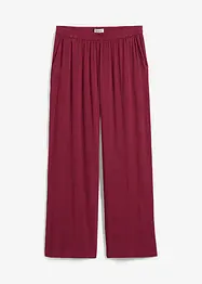 Pantaloni a palazzo in morbida viscosa, bonprix