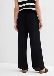 Pantaloni a palazzo in morbida viscosa, bonprix