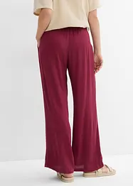 Pantaloni a palazzo in morbida viscosa, bonprix