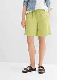 Bermuda in misto lino e cotone, bonprix