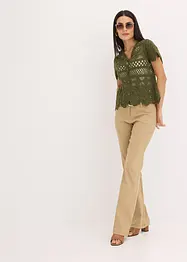 Cardigan corto effetto uncinetto, bonprix