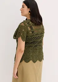 Cardigan corto effetto uncinetto, bonprix