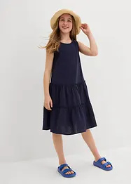 Abito midi in mussola vaporosa, bonprix