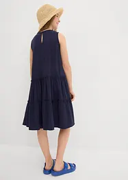 Abito midi in mussola vaporosa, bonprix