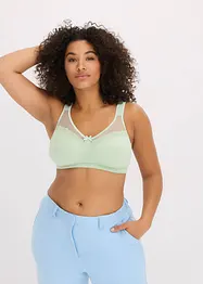 Reggiseno contenitivo senza ferretto con morbido cotone biologico, bonprix