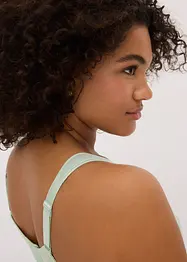 Reggiseno contenitivo senza ferretto con morbido cotone biologico, bonprix