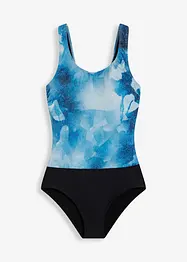 Costume intero glitterato con effetto modellante medio, bonprix