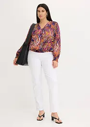 Blusa in chiffon fantasia, bonprix