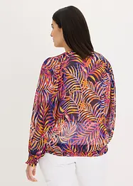 Blusa in chiffon fantasia, bonprix