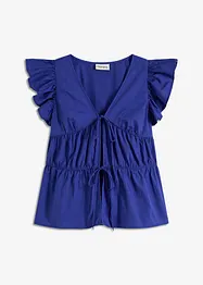 Blusa con laccetti in puro cotone, bonprix