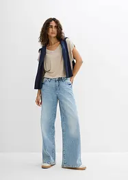 Maglia oversize in misto viscosa fluente, bonprix