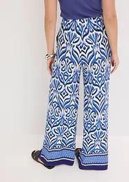 Pantaloni in jersey di misto viscosa morbido in fantasia, bonprix