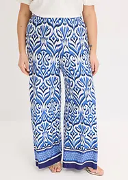 Pantaloni in jersey di misto viscosa morbido in fantasia, bonprix