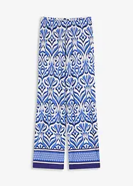 Pantaloni in jersey di misto viscosa morbido in fantasia, bonprix