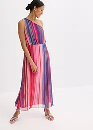 Abito monospalla in mesh morbido, bonprix