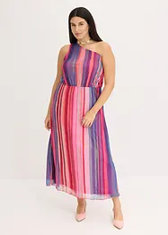 Abito monospalla in mesh morbido, bonprix