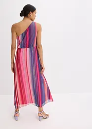 Abito monospalla in mesh morbido, bonprix