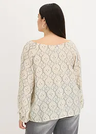 Tunica fantasia in fine misto viscosa, bonprix