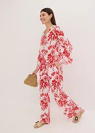 Pantaloni in puro cotone fantasia, bonprix
