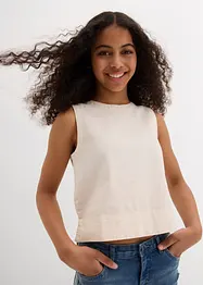 Top in fresco misto lino, bonprix