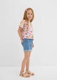 Shorts di jeans, vita media, bonprix