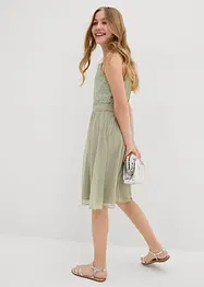 Abito in chiffon con paillettes, bonprix