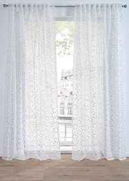Tenda trasparente con poliestere riciclato e stampa lucida (pacco da 1), bonprix