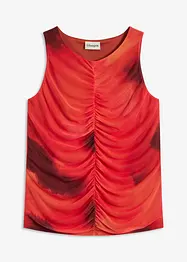 Top fantasia in mesh morbido, bonprix