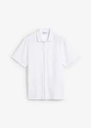 Camicia a maniche corte in misto cotone fresco e leggero, bonprix