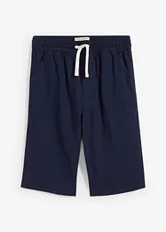 Shorts con elastico in vita in misto cotone fresco e leggero, regular fit, bonprix