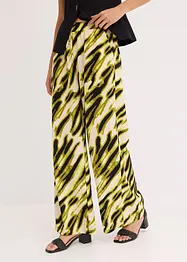 Pantaloni in jersey a trama operata, bonprix