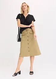 Maglia con anello decorativo, bonprix