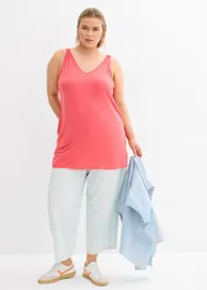 Top lungo in misto lino e viscosa, bonprix