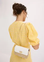 Borsa shopper in simil paglia, bonprix