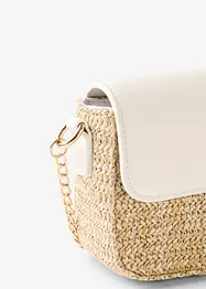 Borsa shopper in simil paglia, bonprix