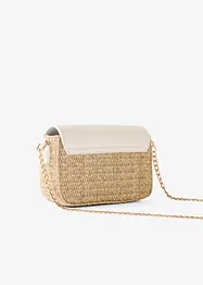 Borsa shopper in simil paglia, bonprix