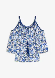 Maglia con pizzo in misto viscosa morbido, bonprix