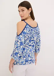 Maglia con pizzo in misto viscosa morbido, bonprix