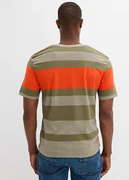 Maglia serafino a maniche corte, bonprix