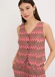 Gilet effetto uncinetto, bonprix